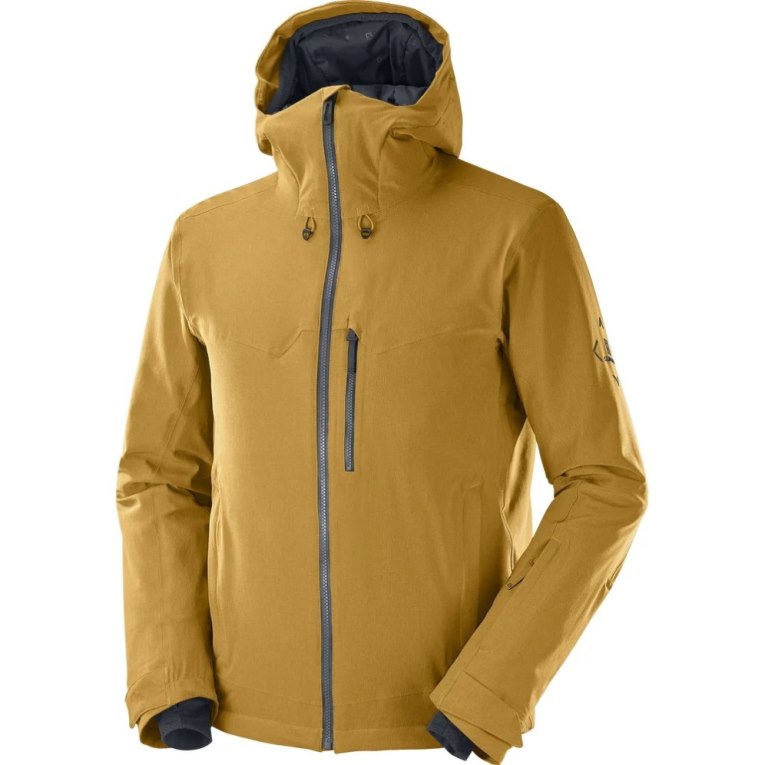 Yellow Salomon Untracked Insulated Men's Ski Jackets | PH 67095Q